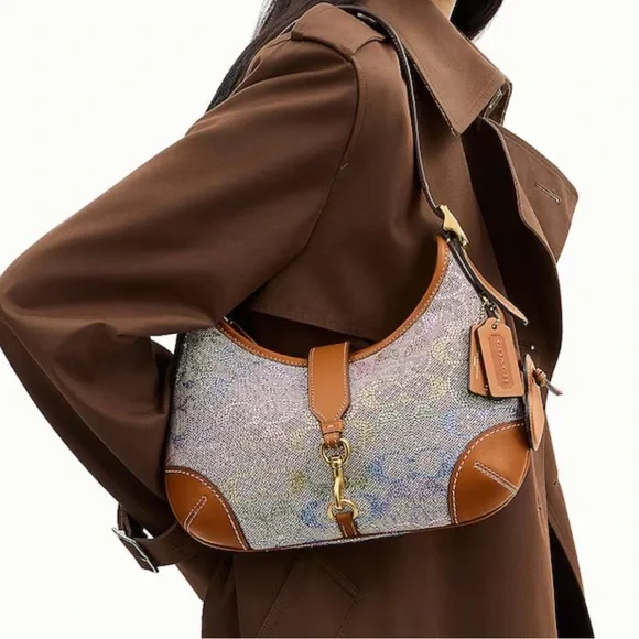 Coach Crystal Rainbow Hobo Bag 💎 💞 the Hamptons Hobo Limited Re-Edition 2005 🔥🔥 - Picture 5 of 10